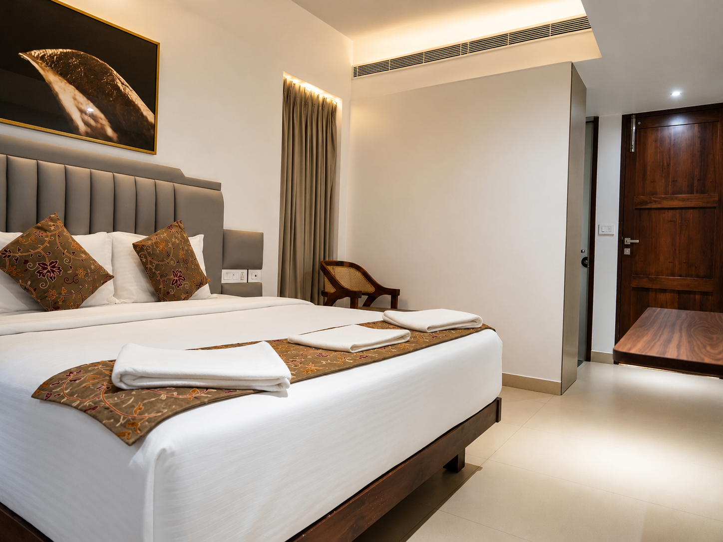 The Meadows Premium room opening onto the garden